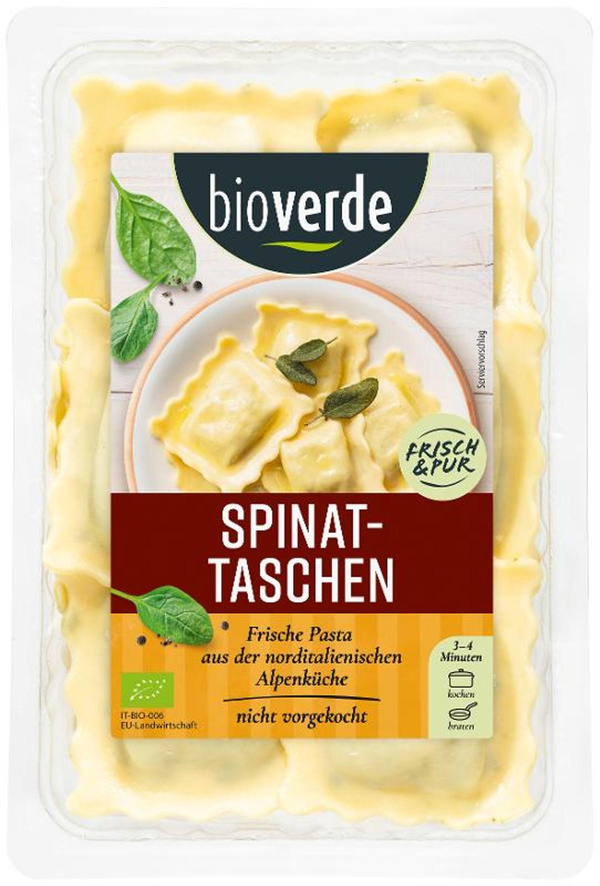 Produktfoto zu Spinat Taschen