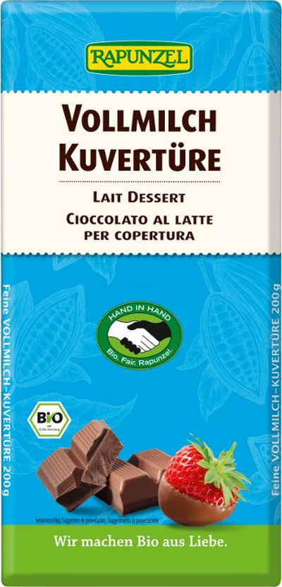 Produktfoto zu Kuvertüre Vollmilch