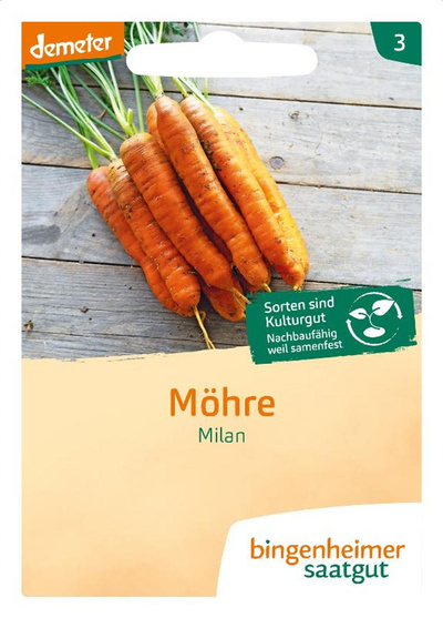 Produktfoto zu Samen: Möhren 'Milan'