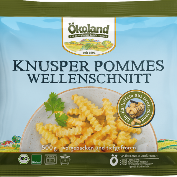Produktfoto zu Knusper Pommes Wellenschnitt TK