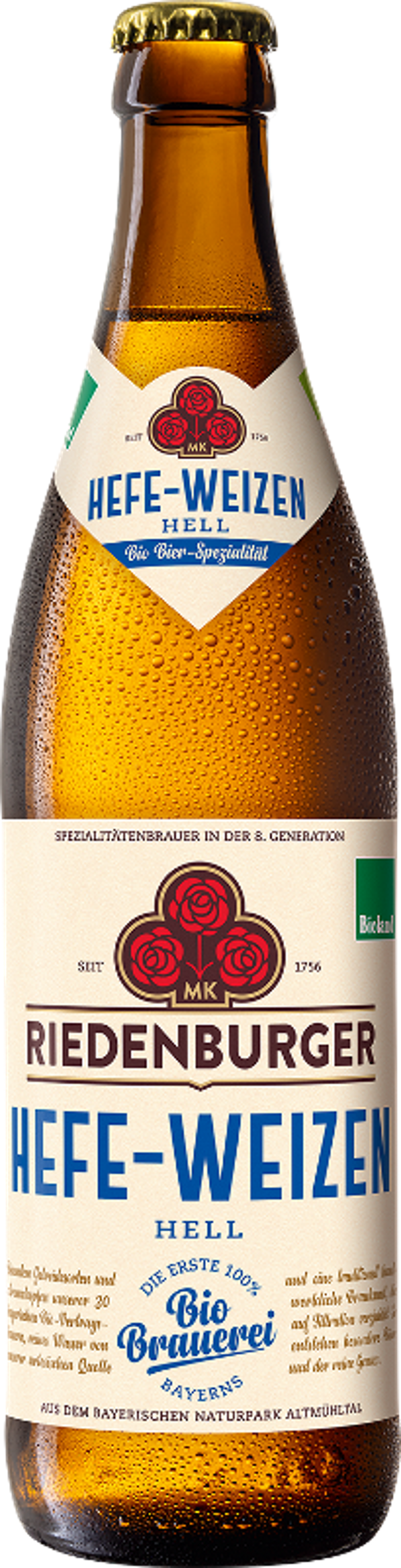 Produktfoto zu Riedenburger Hefe Weizen Hell