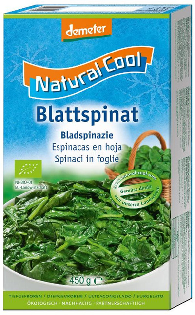 Produktfoto zu Blattspinat Natural Cool TK