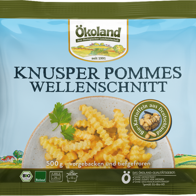Produktfoto zu Knusper Pommes Wellenschnitt TK