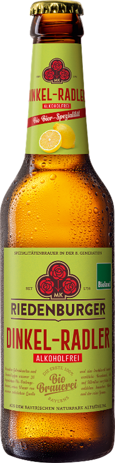 Produktfoto zu Dinkel Radler alkoholfrei