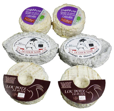Produktfoto zu NEU: Nos Petits Chèvres fermiers - kleine französische Ziegen Weichkäse
