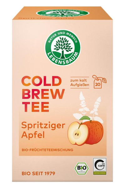 Produktfoto zu Tee Cold Brew Fruchtiger Apfel - zum Kalt aufgießen!