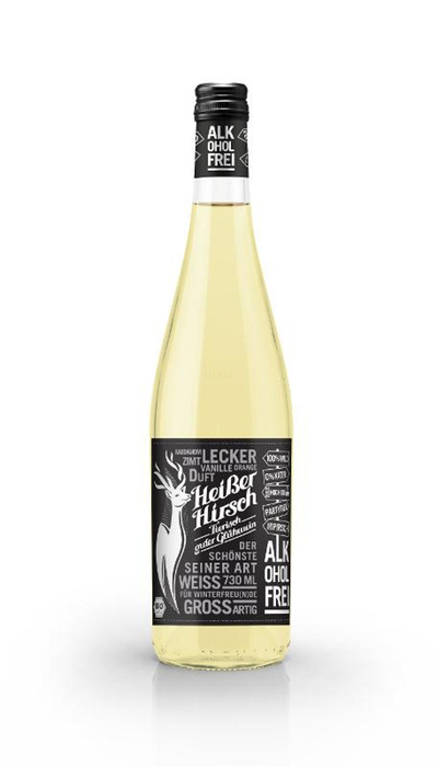 Produktfoto zu NEU: Heißer Hirschweiß weiß alkoholfrei