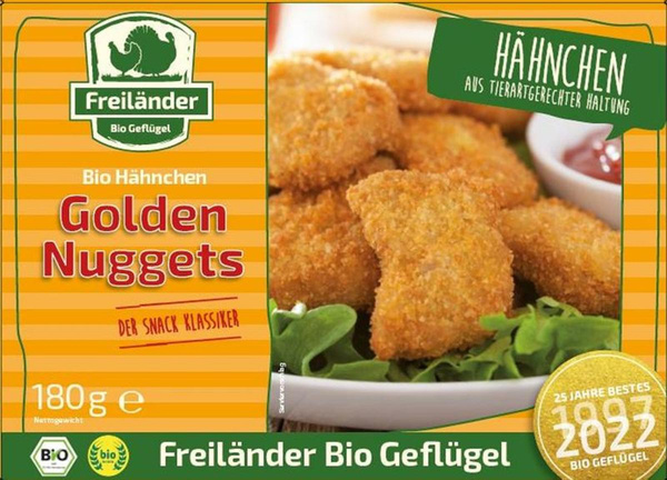 Produktfoto zu Golden Nuggets Hähnchen TK