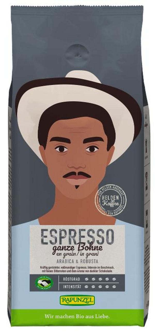 Produktfoto zu Heldenkaffee Espresso ganze Bohne