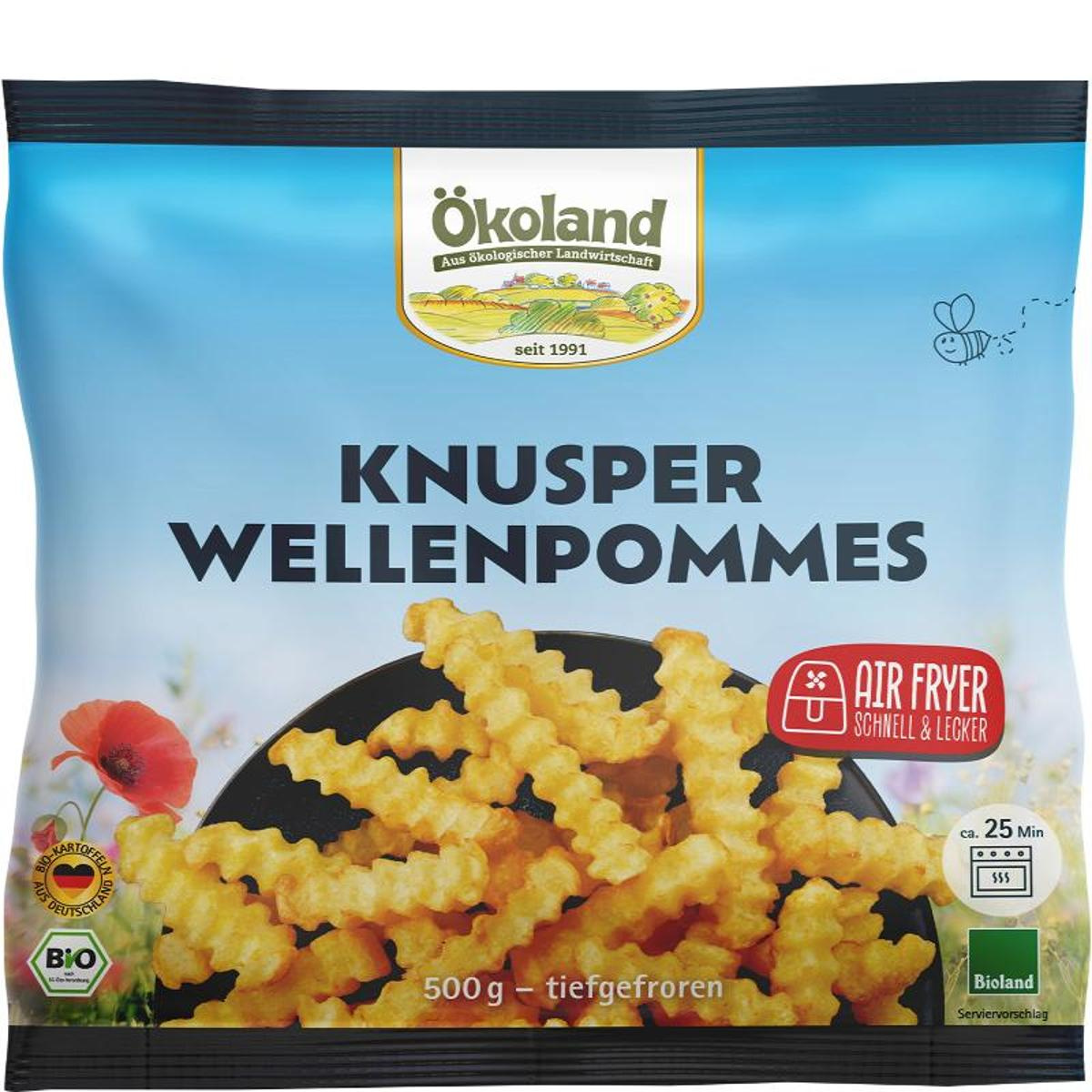 Knusper Pommes Wellenschnitt TK