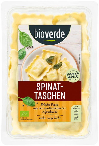 Produktfoto zu Spinat Taschen