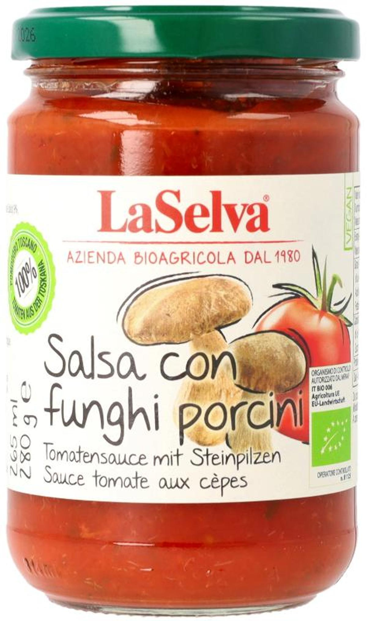 Salsa con funghi porcini - Tomatensauce mit Steinpilzen