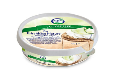 Produktfoto zu Frischkäse natur laktosefrei