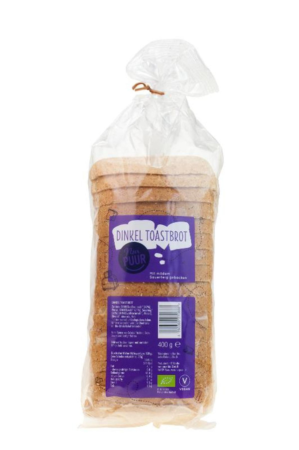 Produktfoto zu Dinkel Toastbrot mit Dinkelvollkornmehl