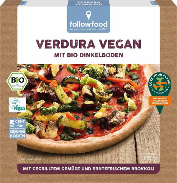 Produktfoto zu Dinkel Pizza Verdura
