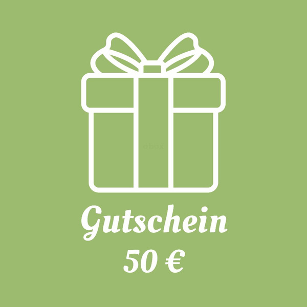 Produktfoto zu Gutschein 50 €