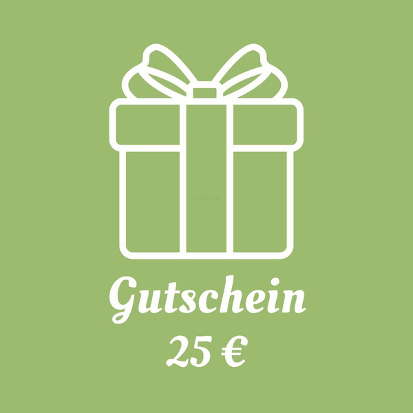 Produktfoto zu Gutschein 25 €