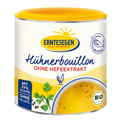 Produktfoto zu Hühnerbouillon hefefrei