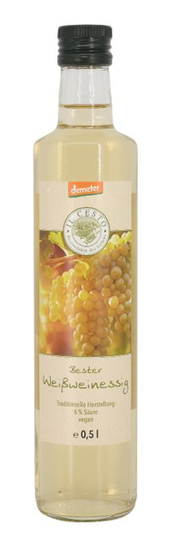 Produktfoto zu Weißweinessig - aus traditioneller Herstellung!