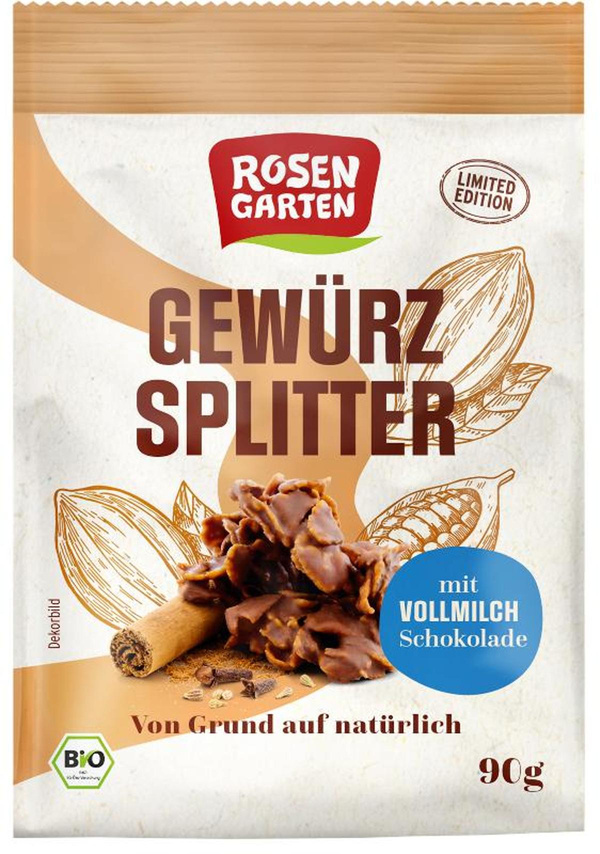 Produktfoto zu NEU: Gewürz Splitter Vollmilch - Limited Edition!