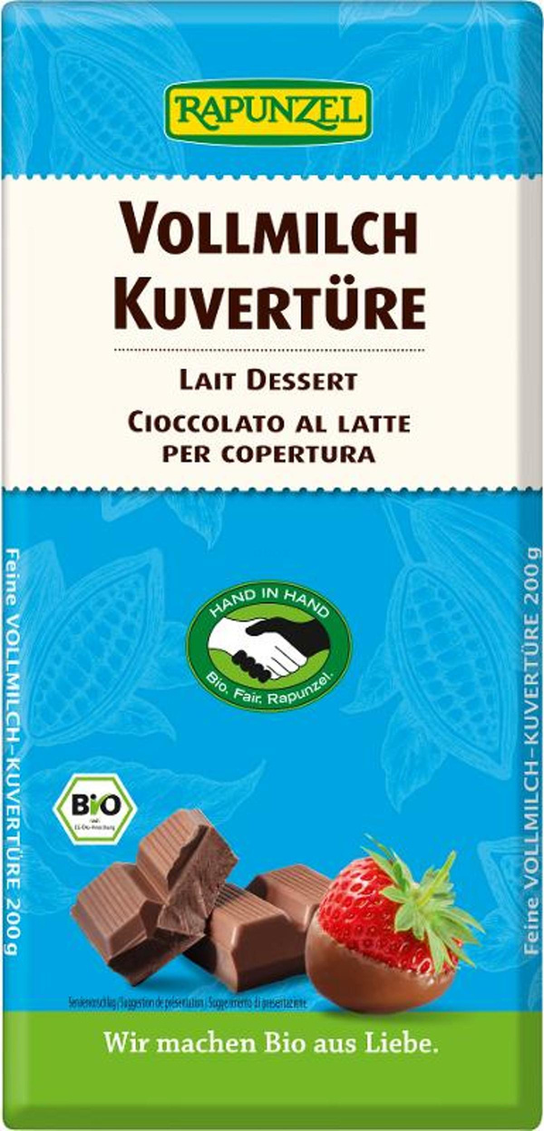 Produktfoto zu Kuvertüre Vollmilch
