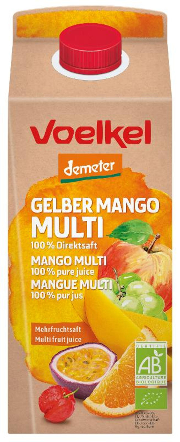 Produktfoto zu Gelber Mango Multi Saft