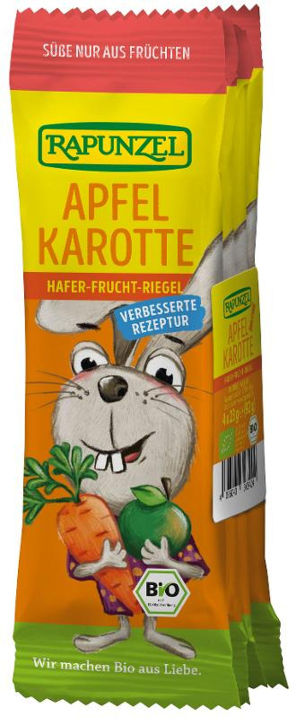 Produktfoto zu Hafer Fruchtriegel Apfel Karotte