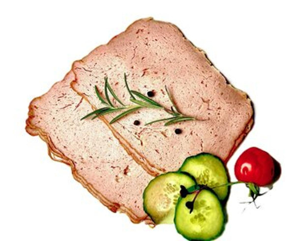 Produktfoto zu Leberkäse geschnitten
