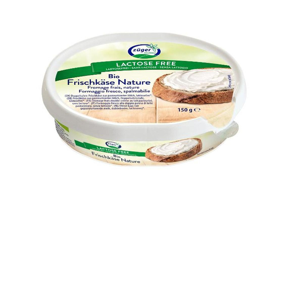 Produktfoto zu Frischkäse natur laktosefrei