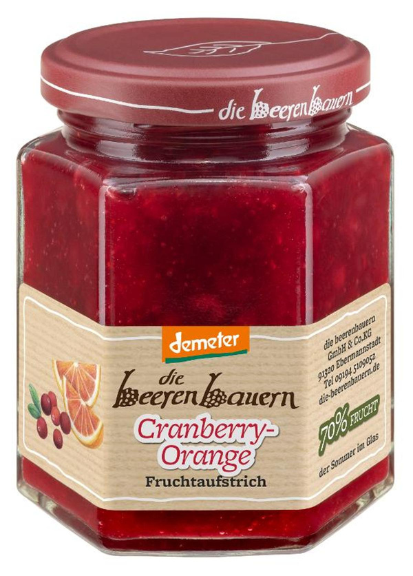 Produktfoto zu Cranberry Orange Fruchtaufstrich