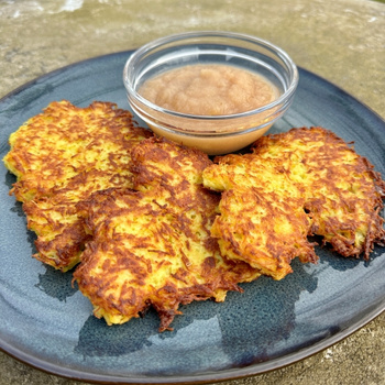 Rezeptbild für Kohlrabi-Kartoffel-Puffer