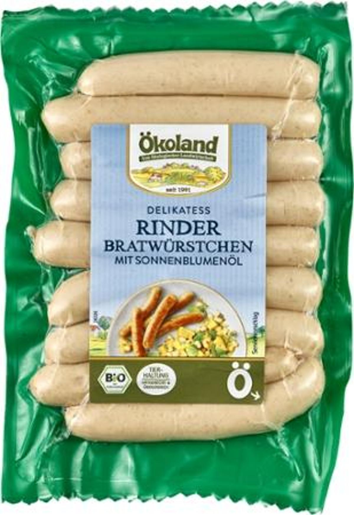 Delikatess Rinderbratwürstchen 9 Stck.