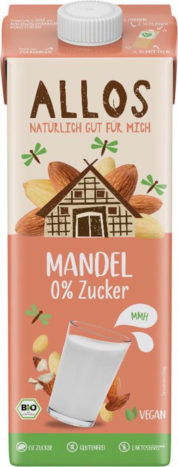 Produktfoto zu Mandeldrink ungesüßt (ganzer Karton)