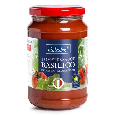 Produktfoto zu Tomatensauce Basilico - neue Rezeptur!