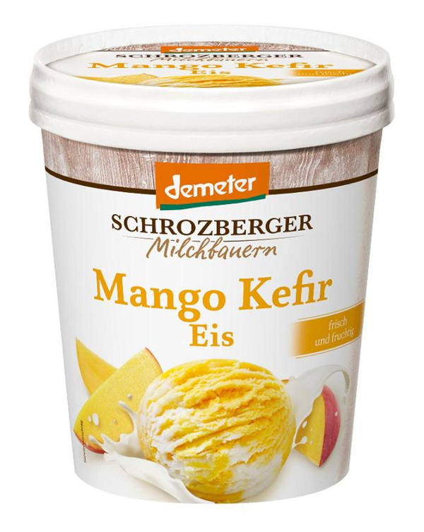Produktfoto zu NEU: Mango Kefir Eis
