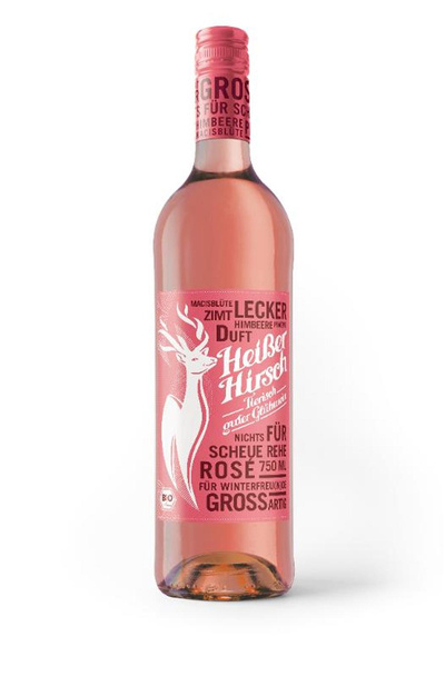 Produktfoto zu Heißer Hirsch ROSÉ g. Karton