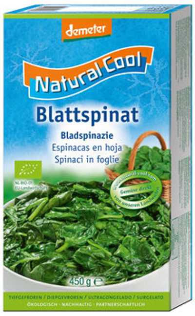 Produktfoto zu Blattspinat Natural Cool TK - wieder lieferbar!