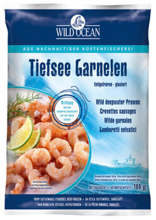 Produktfoto zu Tiefsee Garnelen - aus Wildfang!