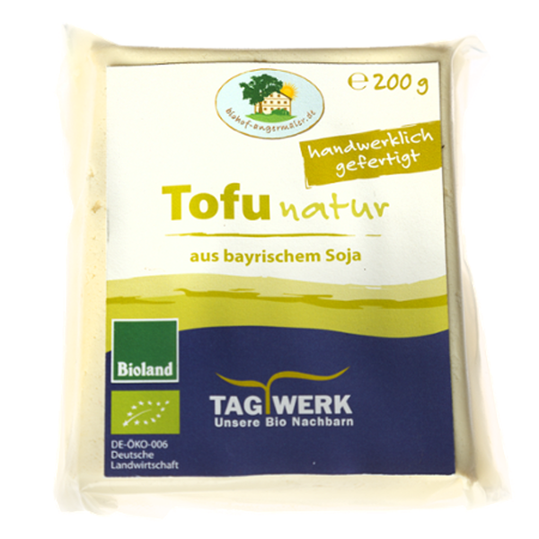 Produktfoto zu Tofu Natur regional Tagwerk
