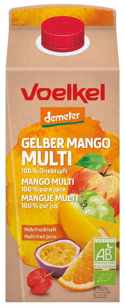 Produktfoto zu NEU: Gelber Mango Multi Saft