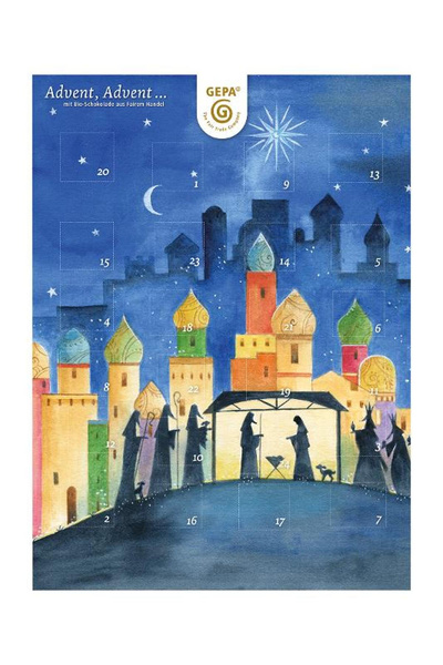 Produktfoto zu Adventskalender Schokolade
