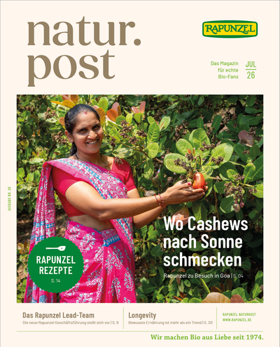 Produktfoto zu GRATIS: Neues Rapunzel natur.post Magazin 27. Ausgabe Dezember 2025