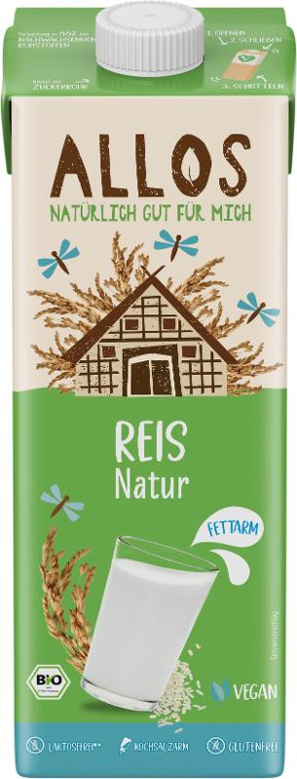 Produktfoto zu Reisdrink Naturell Allos