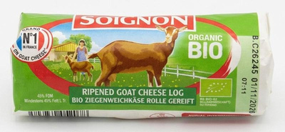 Produktfoto zu Bûche affinée - belgische Ziegenweichkäserolle gereift