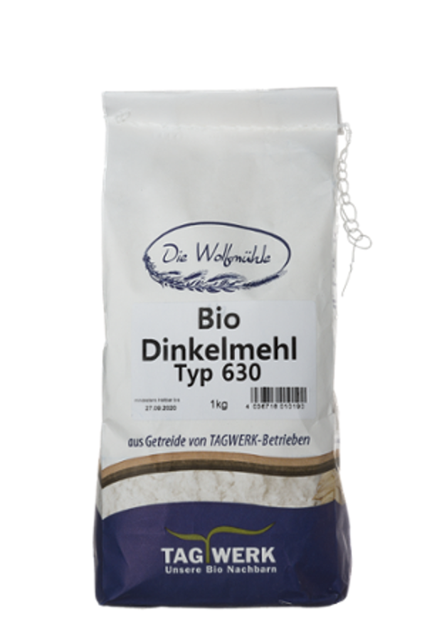 Produktfoto zu Dinkelmehl 630 Wolfsmühle