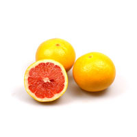 Grapefruit eine aufgeschnitten
