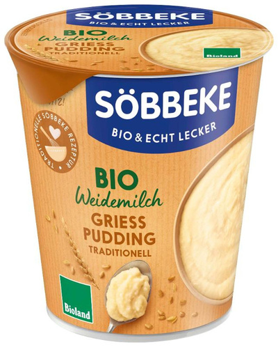Produktfoto zu GrießpuddingTraditionell