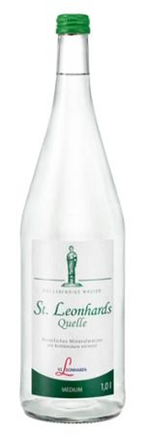 Produktfoto zu Leonhardsquelle medium 6 x 1 L