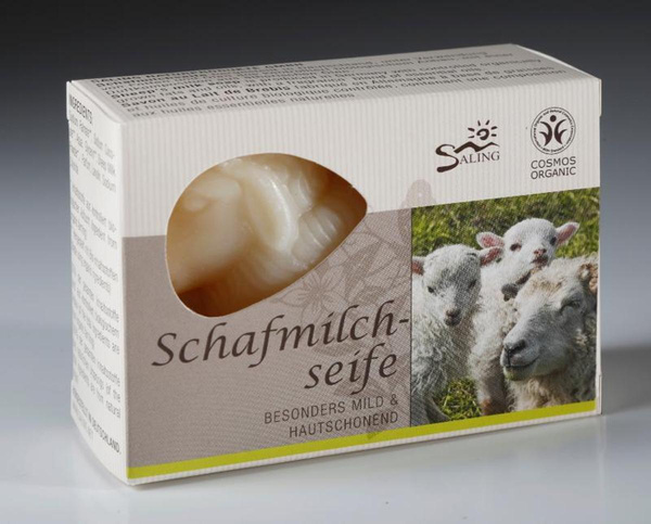Produktfoto zu Schafmilchseife weiß