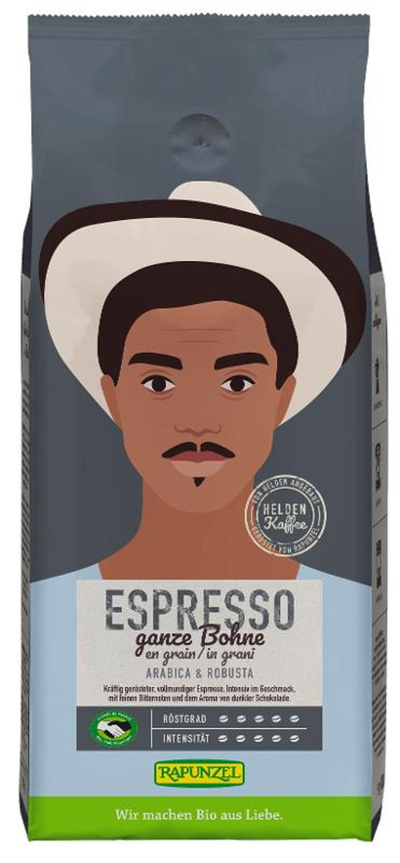 Produktfoto zu Heldenkaffee Espresso ganze Bohne